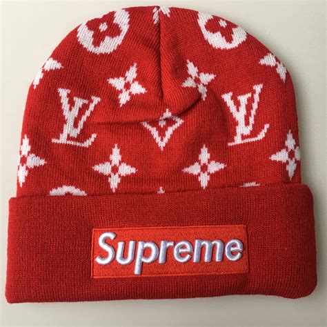 louis vuitton supreme beanie